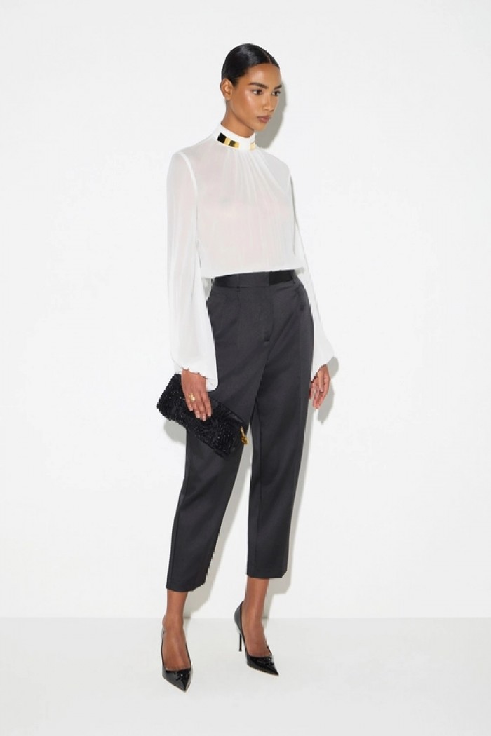 PANTALONE IN RASO STRETCH ELISABETTA FRANCHI