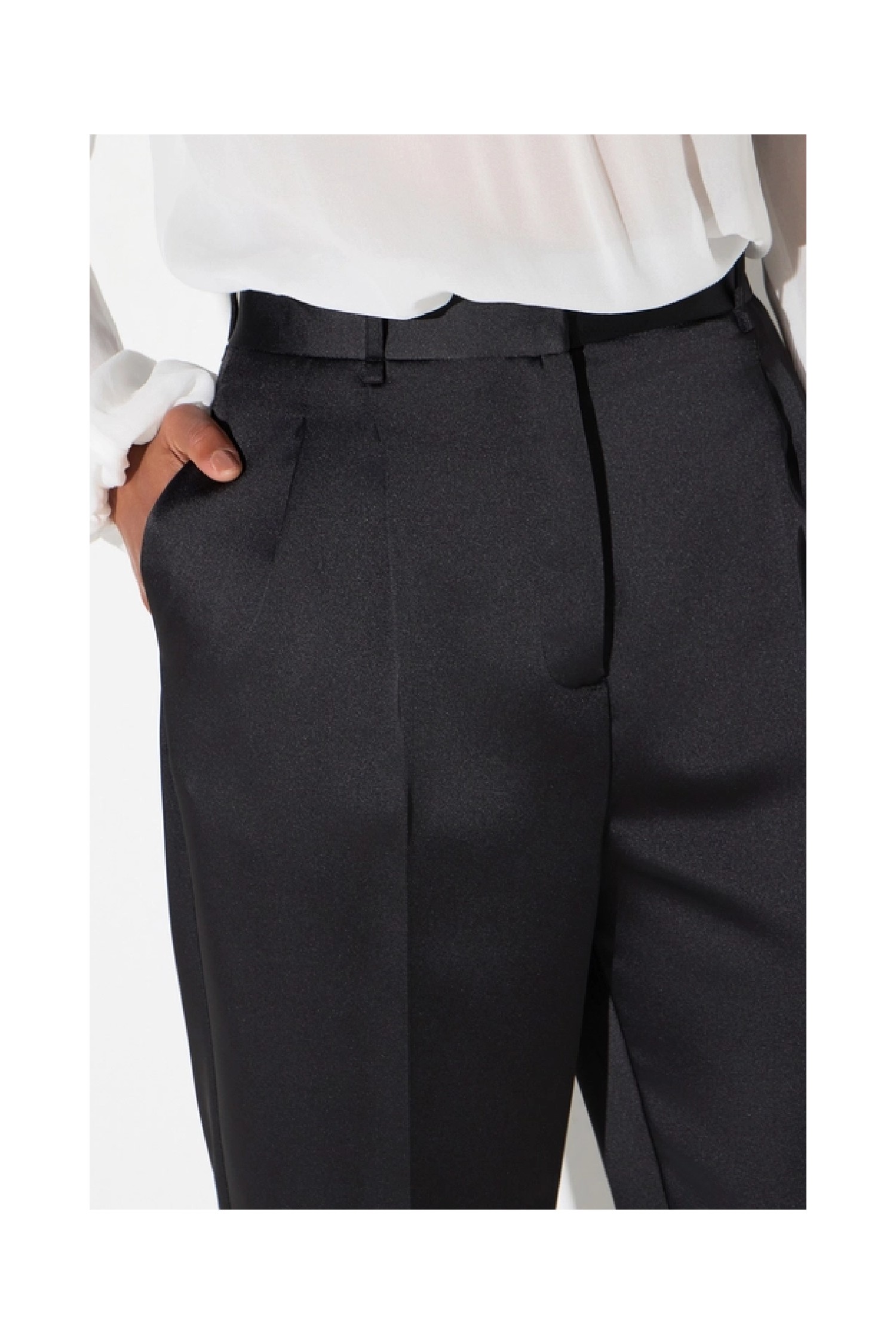 PANTALONE IN RASO STRETCH ELISABETTA FRANCHI