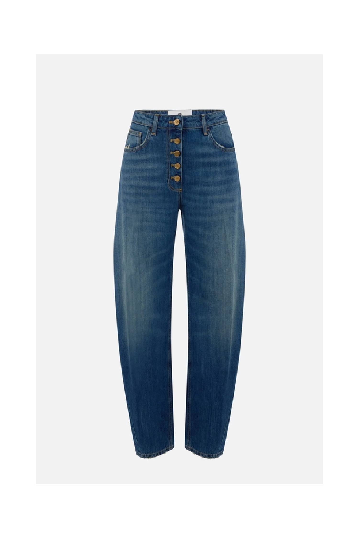 JEANS BALLOON CON BOTTONI GIOIELLO ELISABETTA FRANCHI