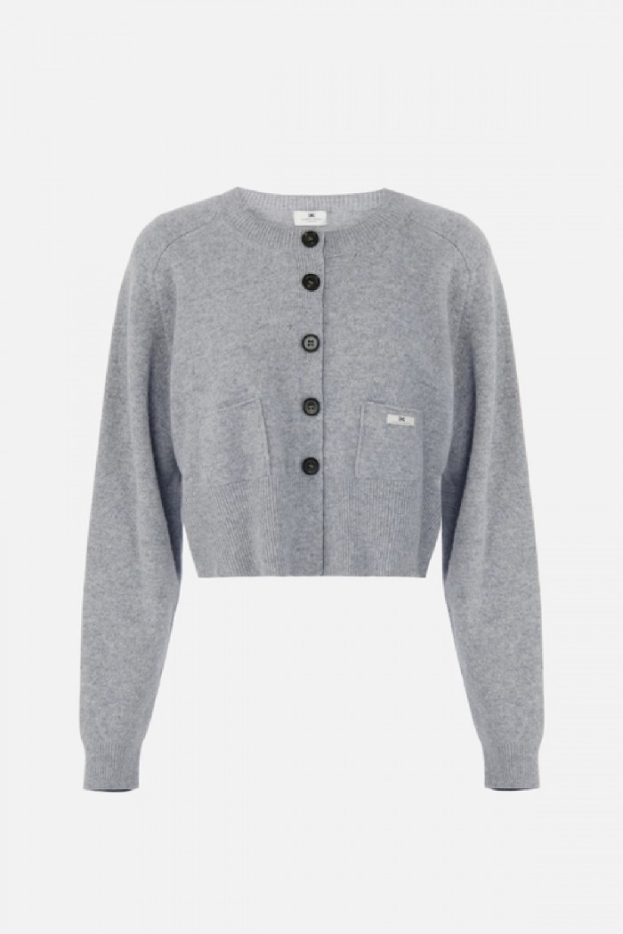 CARDIGAN IN LANA E CASHMERE ELISABETTA FRANCHI