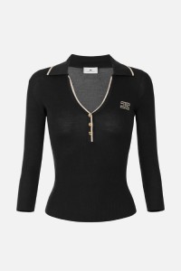 POLO IN MAGLIA A COSTINE ELISABETTA FRANCHI