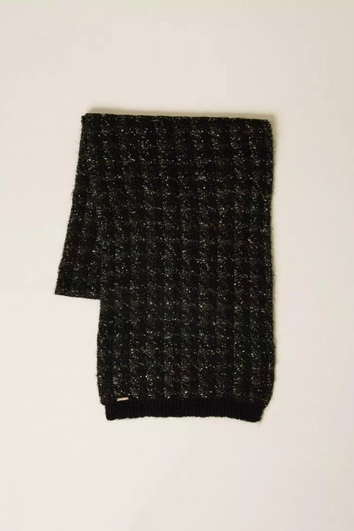 SCIARPA IN MAGLIA JACQUARD LUREX TWINSET