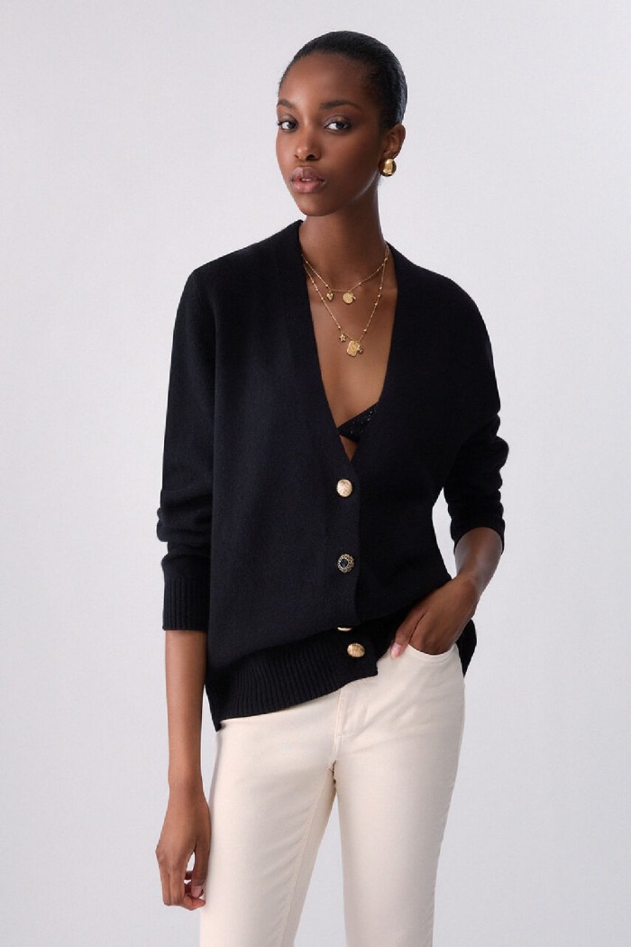 CARDIGAN IN PURA LANA LIU JO