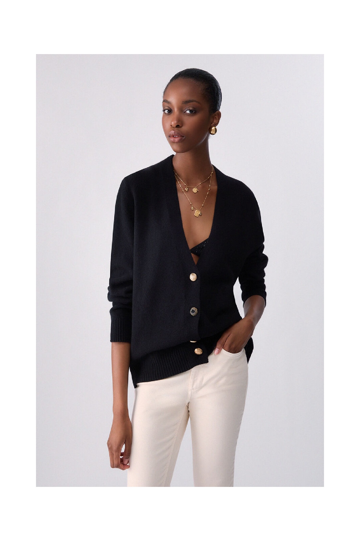 CARDIGAN IN PURA LANA LIU JO
