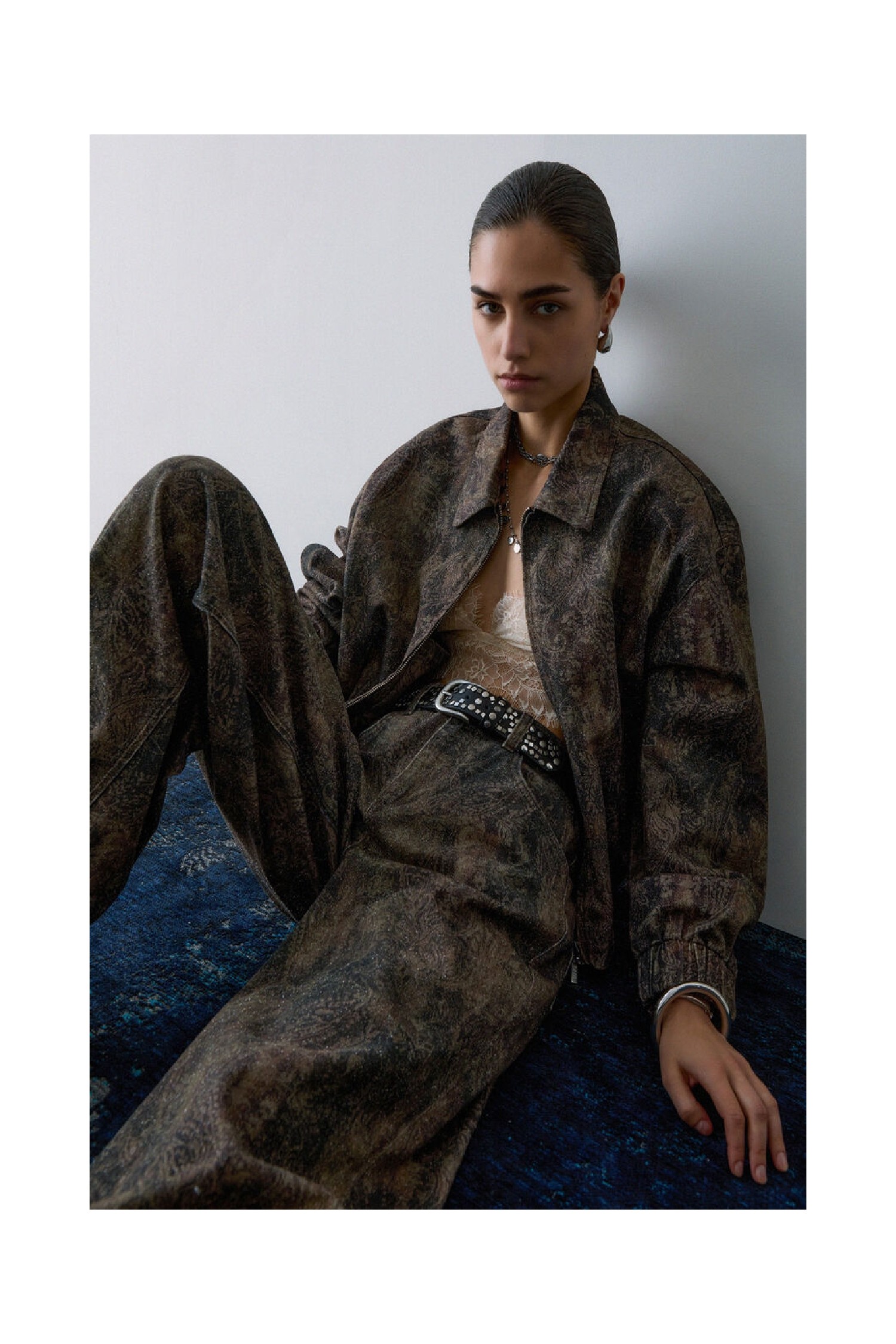 GIUBBINO OVERSIZE CON STAMPA GLITTER PRINTS LIU JO
