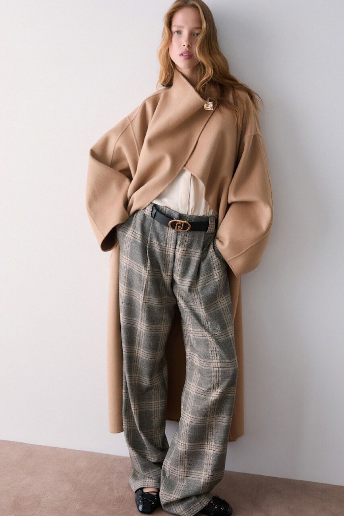 PANTALONI PALAZZO CON CINTURA LIU JO