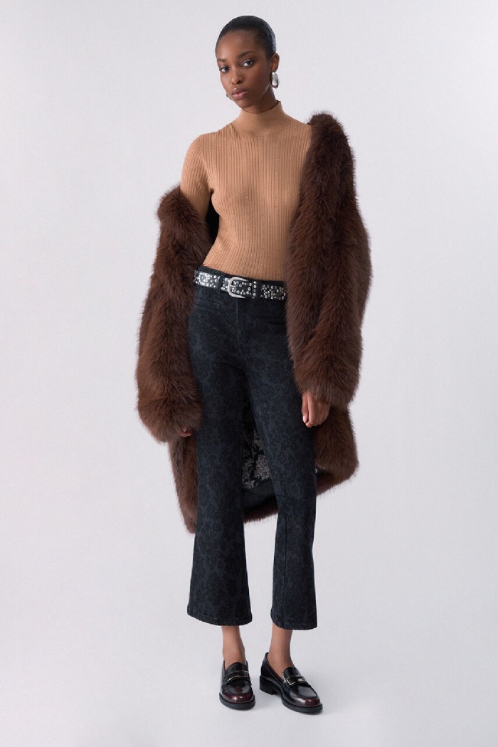 TOP IN LANA CON STRASS LIU JO