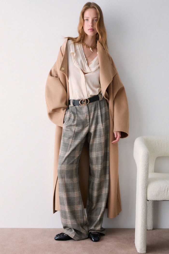 PANTALONI PALAZZO CON CINTURA LIU JO