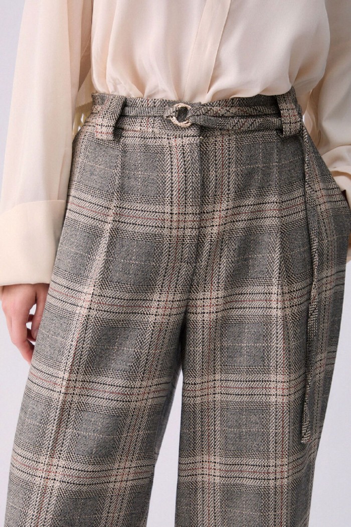 PANTALONI PALAZZO CON CINTURA LIU JO