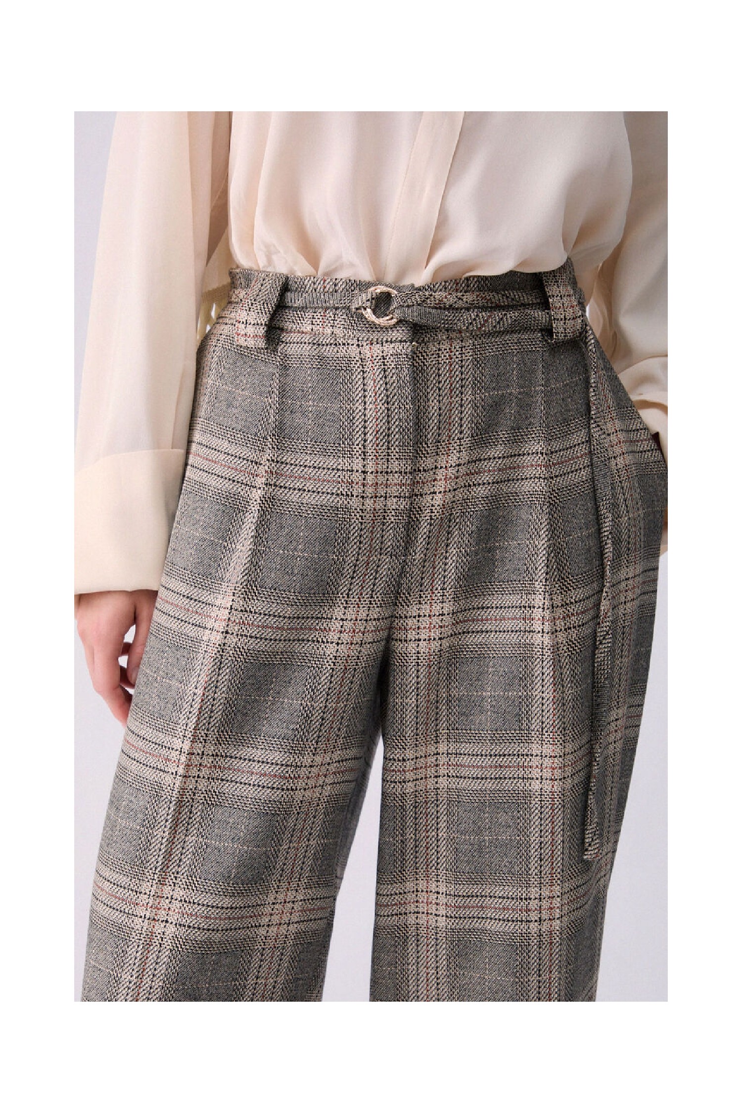 PANTALONI PALAZZO CON CINTURA LIU JO