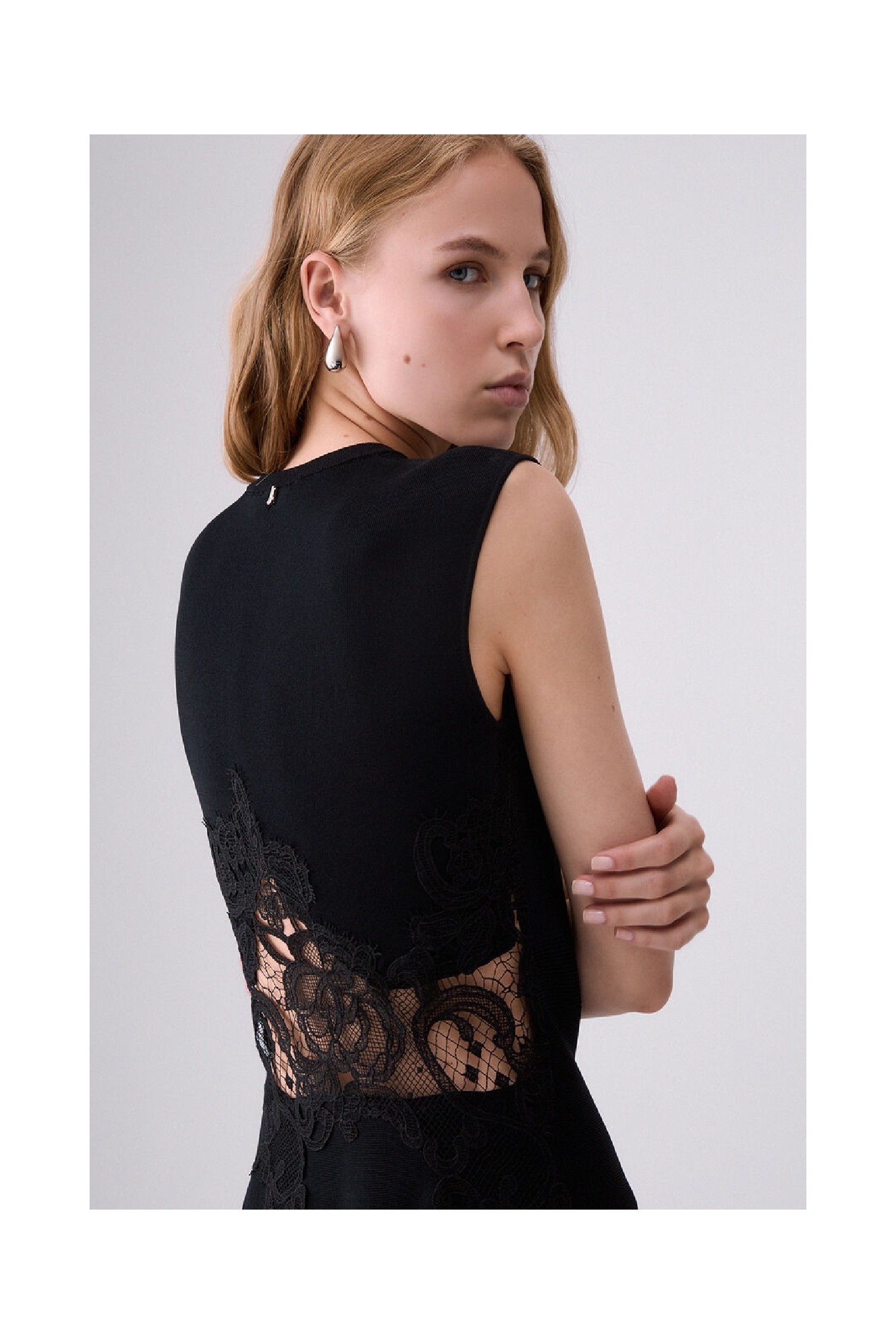  ABITO MAGLIA CON PIZZO LIU JO