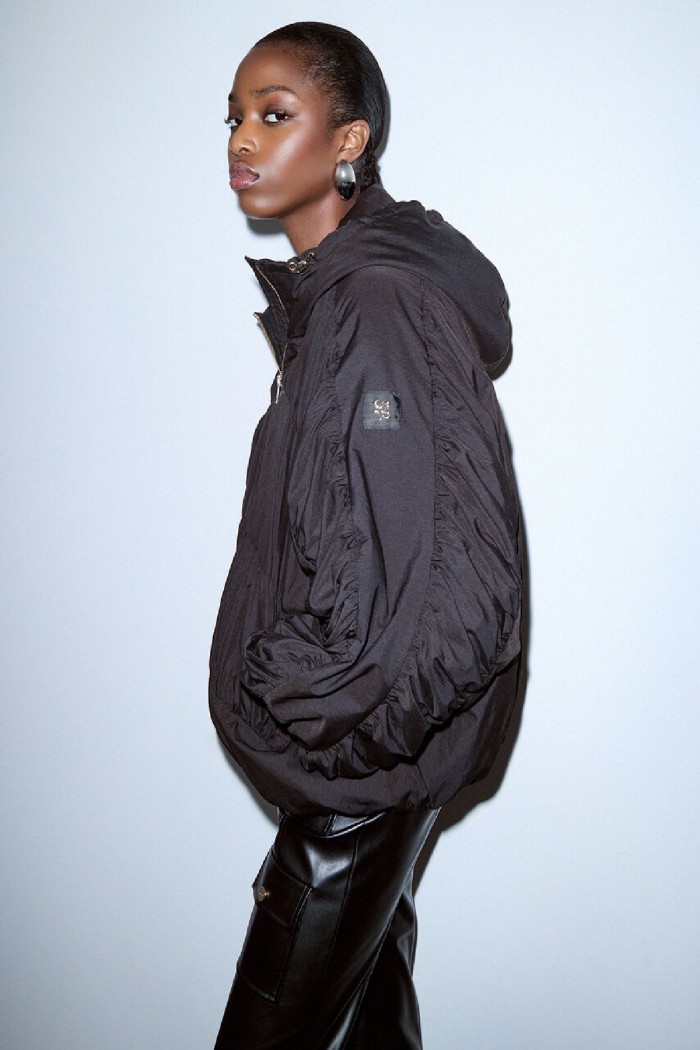 BOMBER OVERSIZE IN NYLON LIUJO