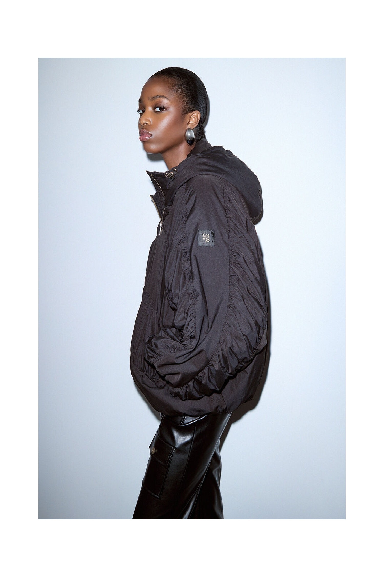 BOMBER OVERSIZE IN NYLON LIUJO