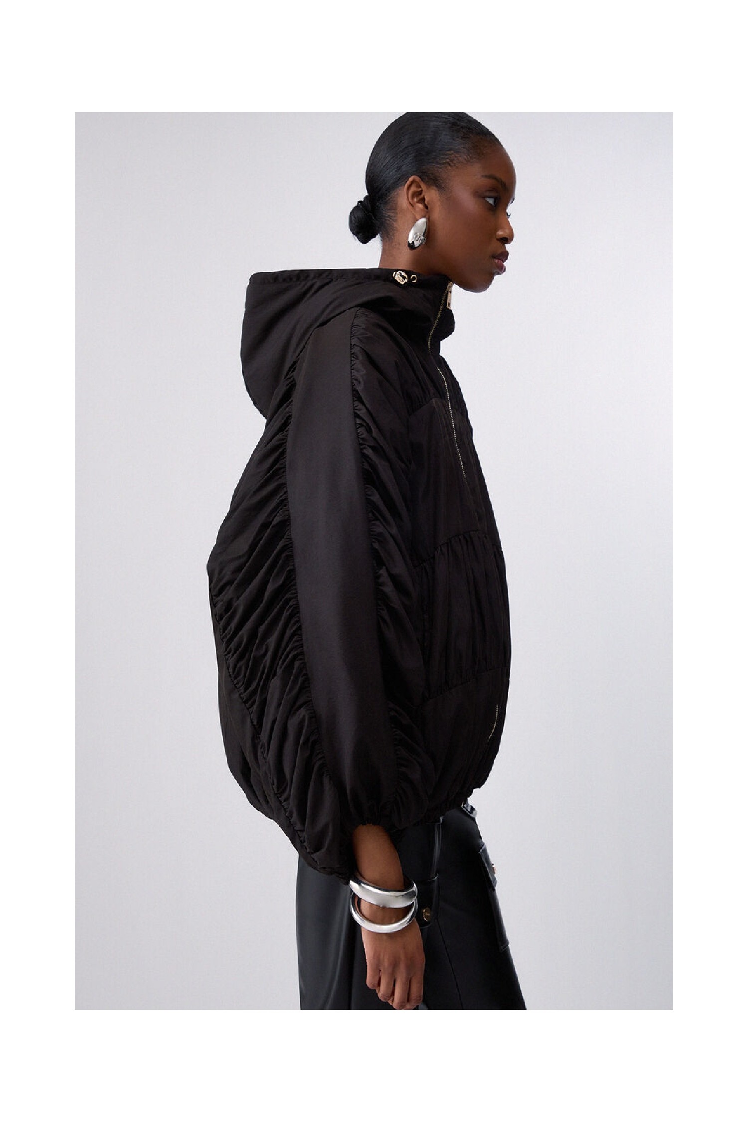 BOMBER OVERSIZE IN NYLON LIUJO