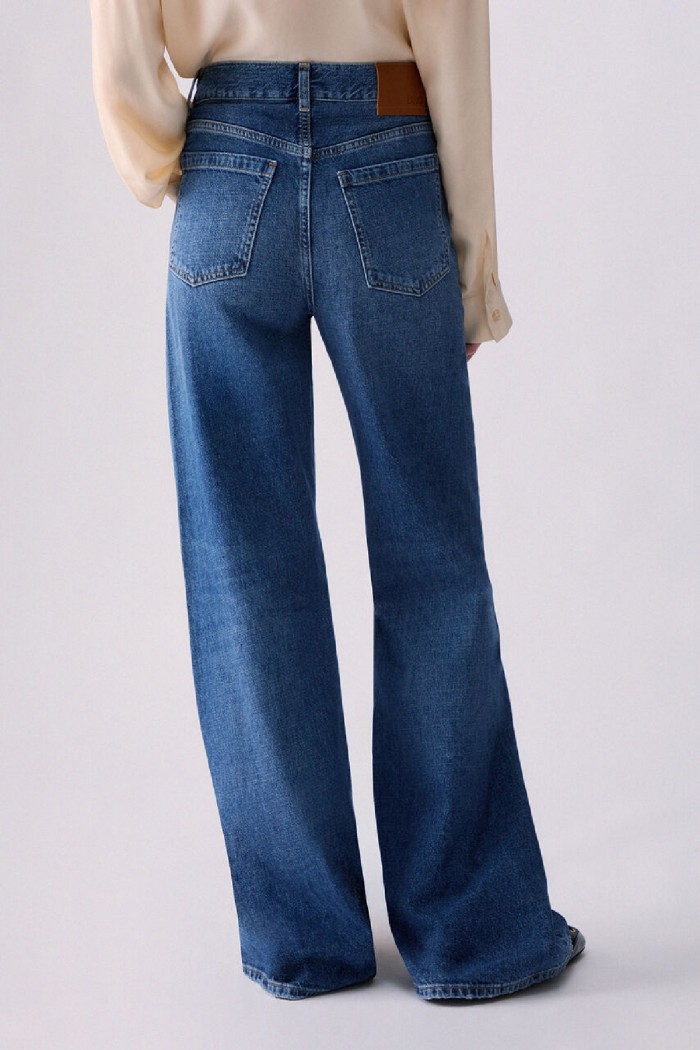 JEANS FLARE CON BANDANA DI PIZZO LIU JO