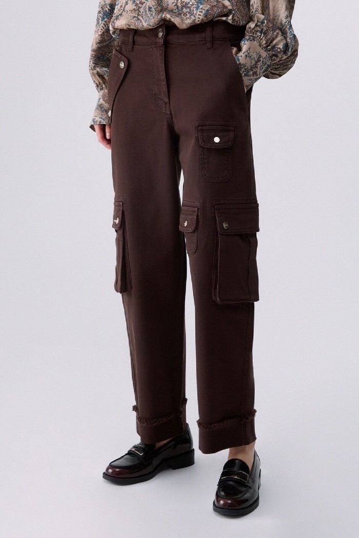 PANTALONI WORKER CON TASCHE LIU JO
