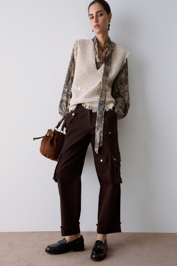 PANTALONI WORKER CON TASCHE LIU JO