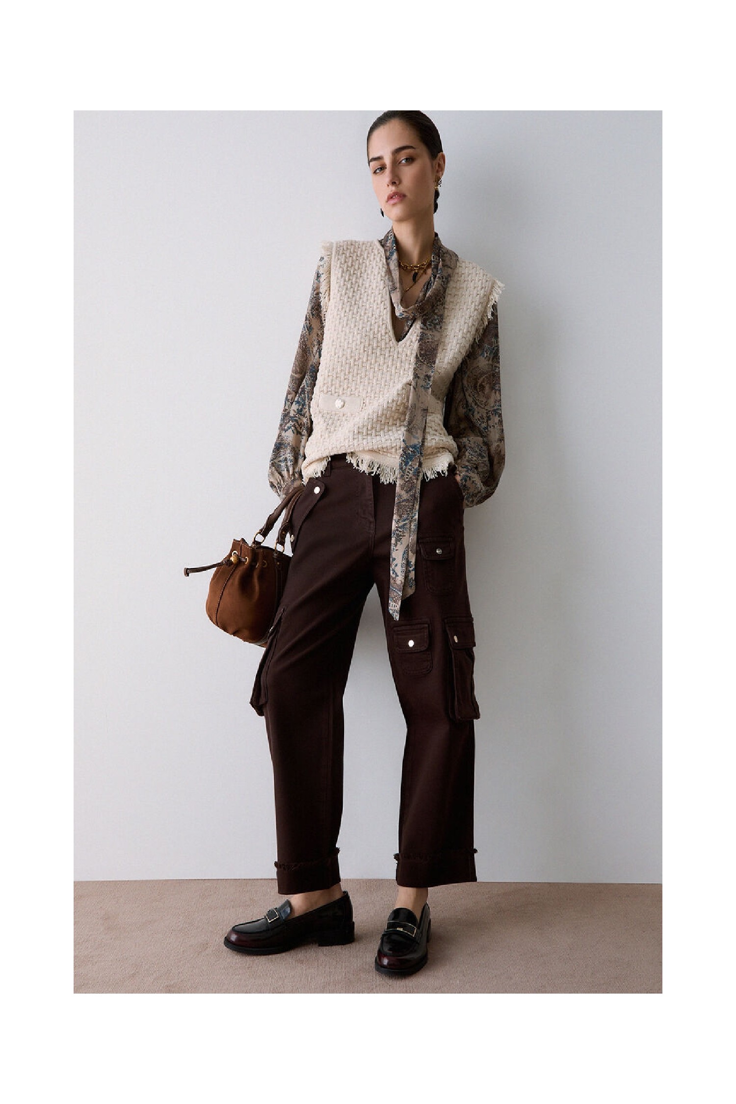 PANTALONI WORKER CON TASCHE LIU JO