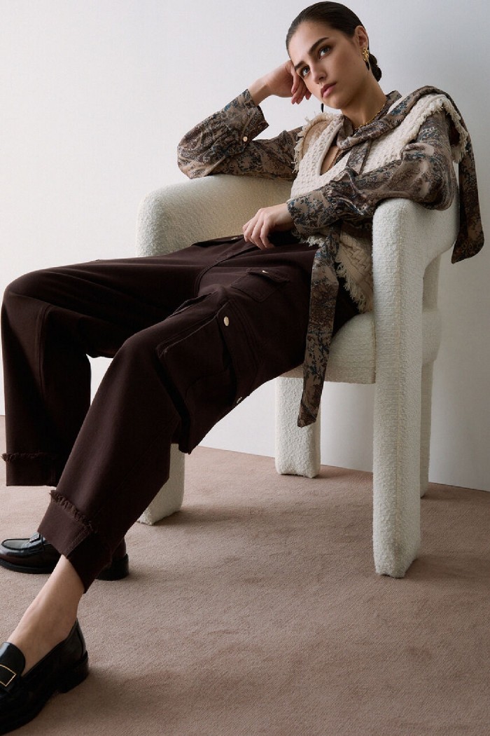 PANTALONI WORKER CON TASCHE LIU JO