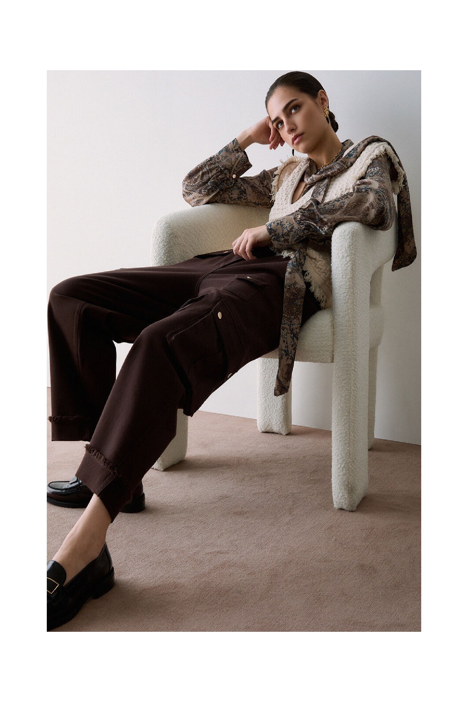 PANTALONI WORKER CON TASCHE LIU JO