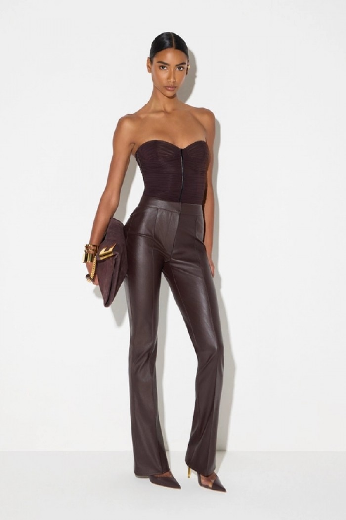 PANTALONI CON NERVATURE ELISABETTA FRANCHI