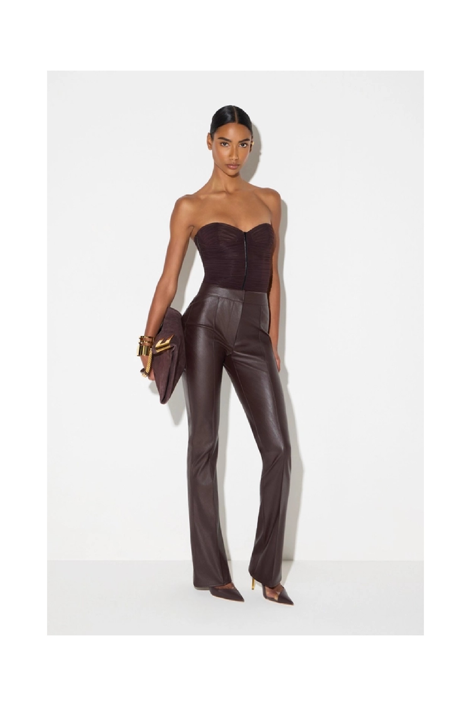PANTALONI CON NERVATURE ELISABETTA FRANCHI