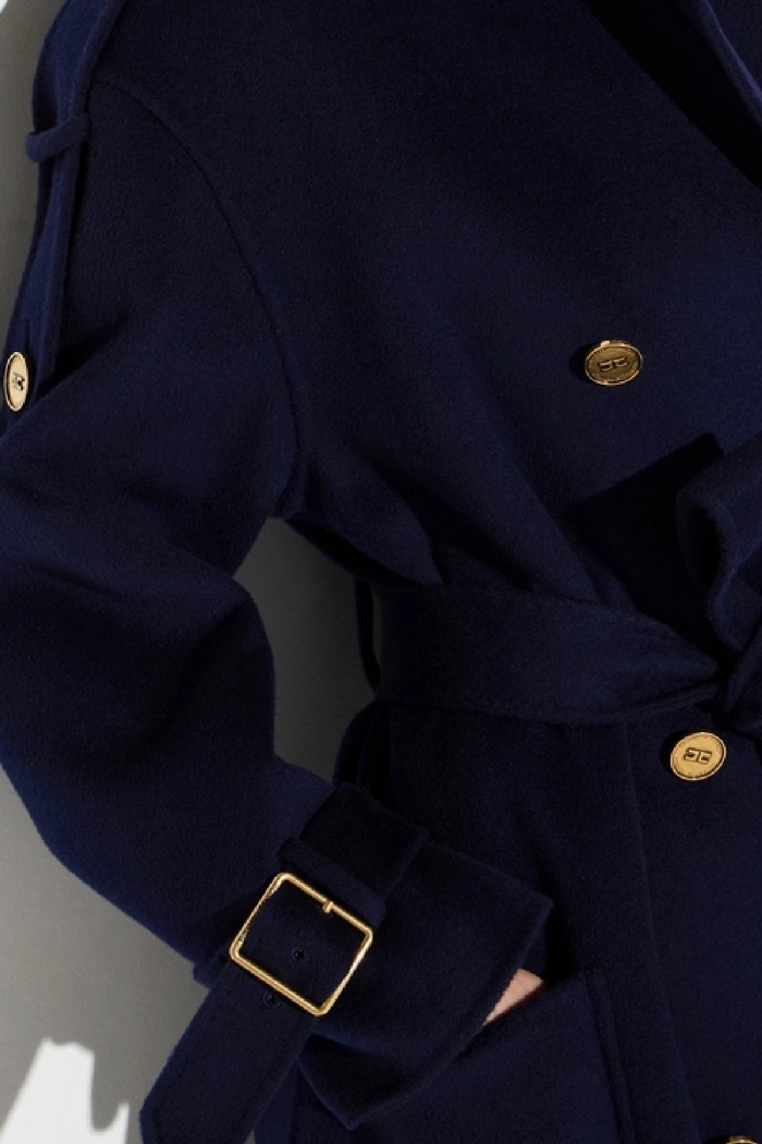 CAPPOTTO IN PANNO DOUBLE ELISABETTA FRANCHI