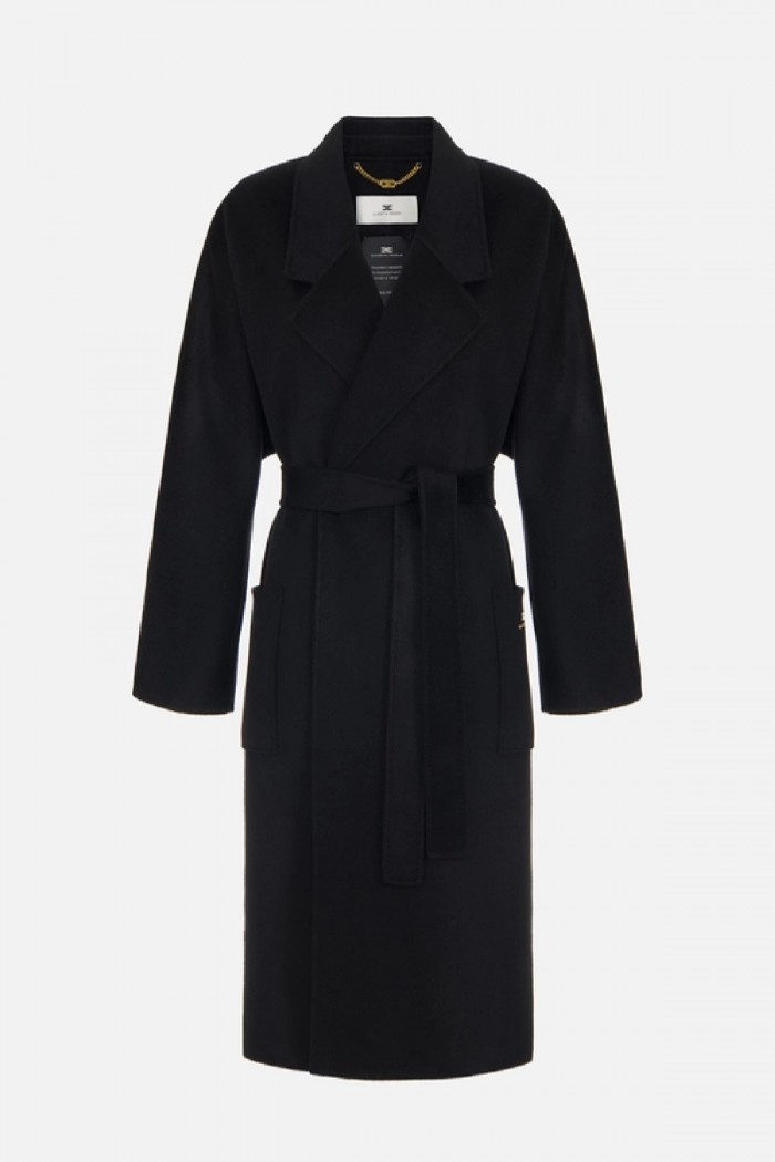 CAPPOTTO IN PANNO DOUBLE IN LANA ELISABETTA FRANCHI