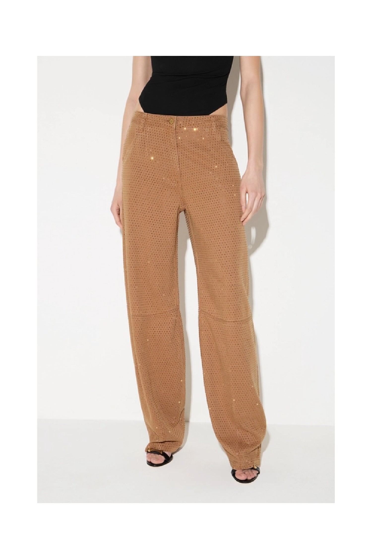 JEANS BALLOON IN DENIM CON STRASS ELISABETTA FRANCHI