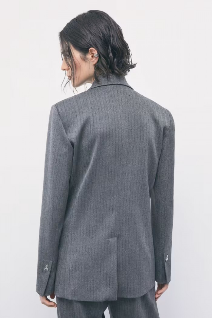 BLAZER DOPPIOPETTO GESSATO PATRIZIA PEPE 