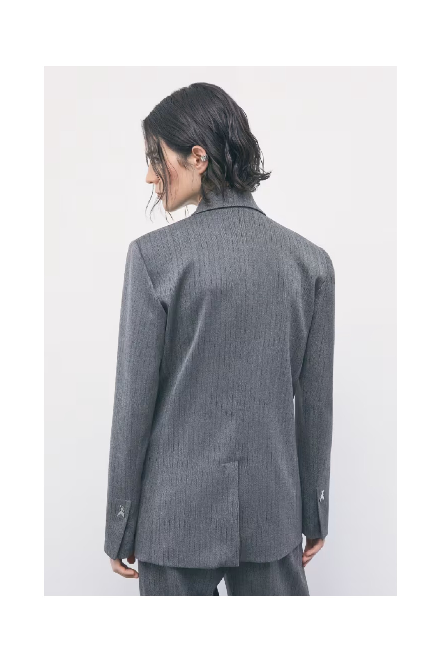 BLAZER DOPPIOPETTO GESSATO PATRIZIA PEPE 