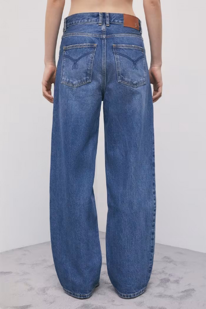 JEANS DRITTI A VITA BASSA PATRIZIA PEPE 