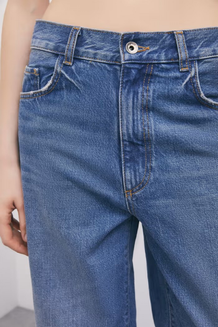 JEANS DRITTI A VITA BASSA PATRIZIA PEPE 