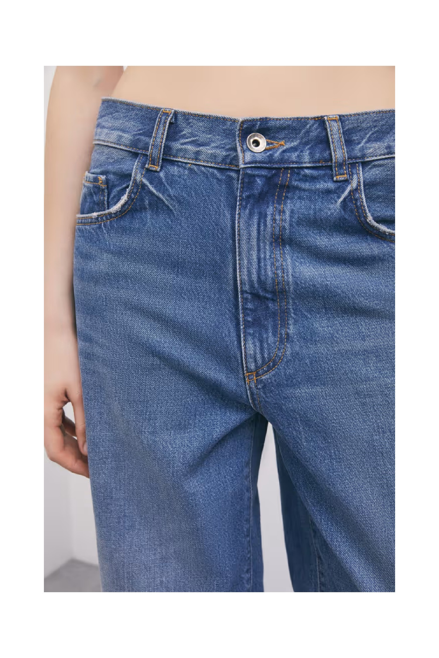 JEANS DRITTI A VITA BASSA PATRIZIA PEPE 
