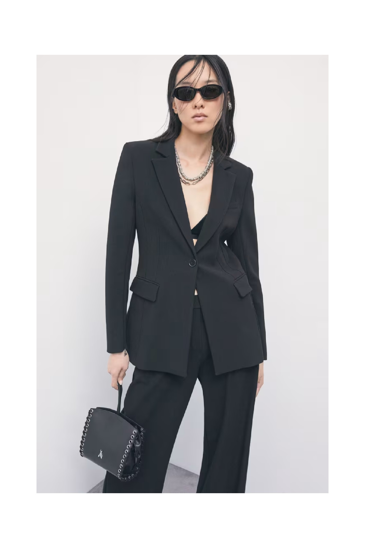 BLAZER SLIM IN PUNTO STOFFA PATRIZIA PEPE 
