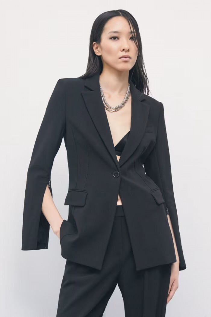 BLAZER SLIM IN PUNTO STOFFA PATRIZIA PEPE 