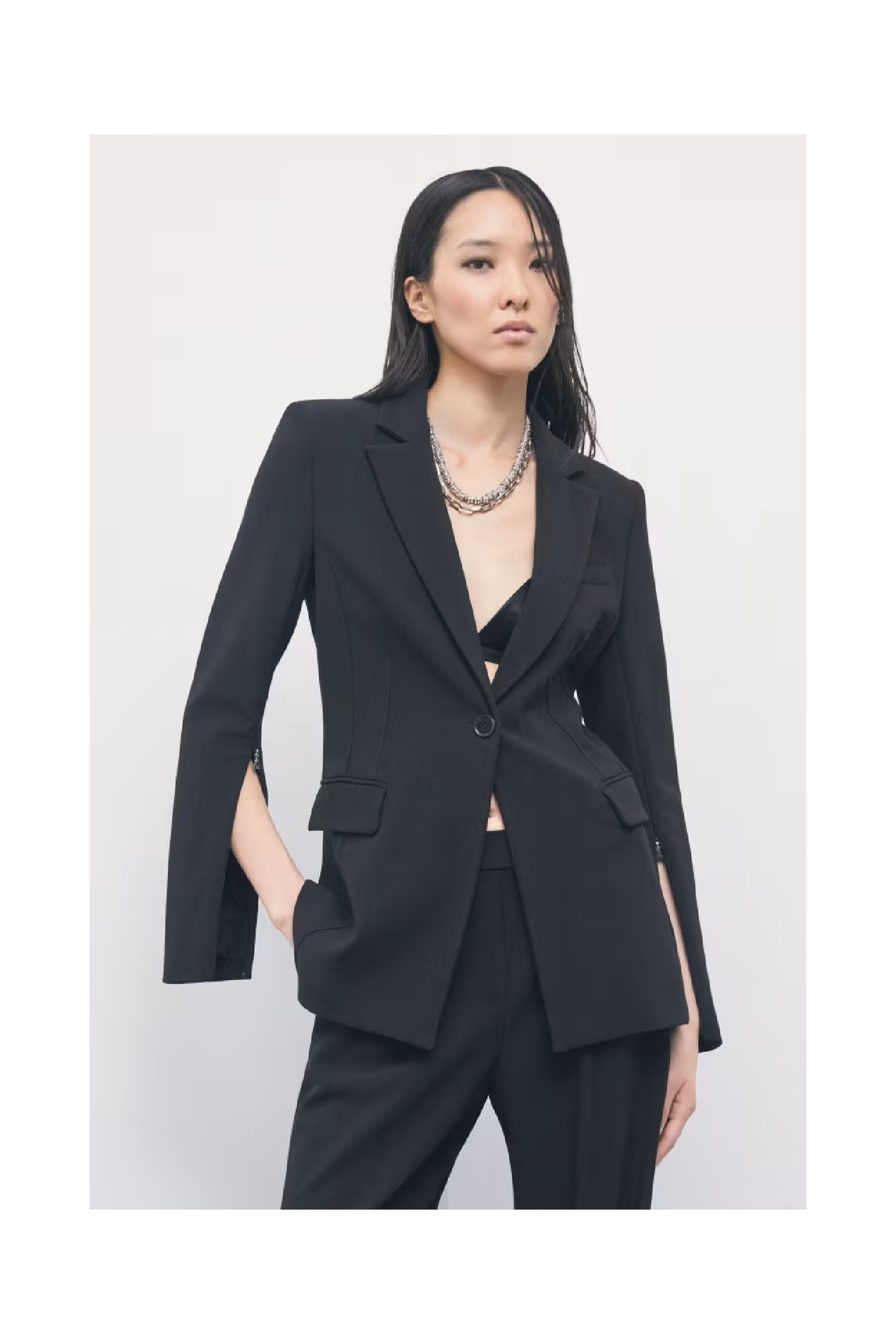 BLAZER SLIM IN PUNTO STOFFA PATRIZIA PEPE 