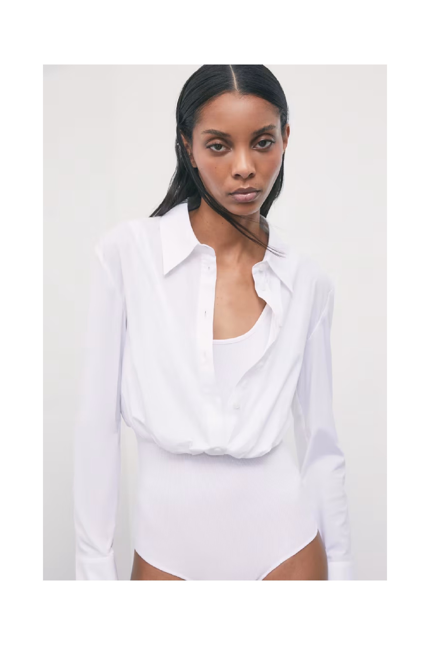 CAMICIA A BODY IN POPELINE PATRIZIA PEPE 