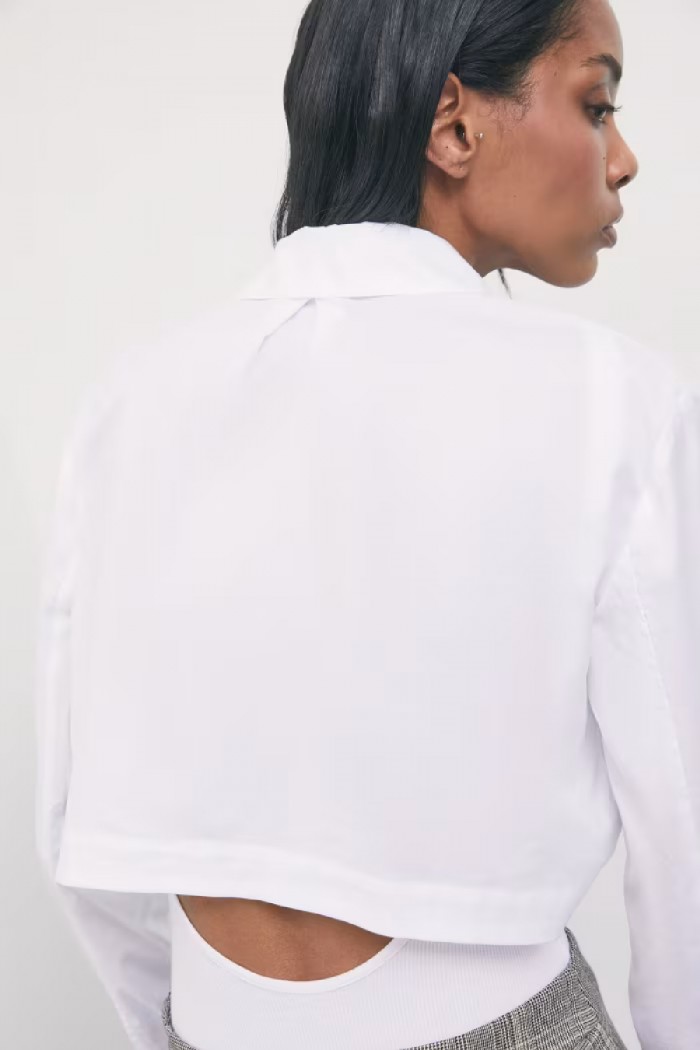 CAMICIA A BODY IN POPELINE PATRIZIA PEPE 
