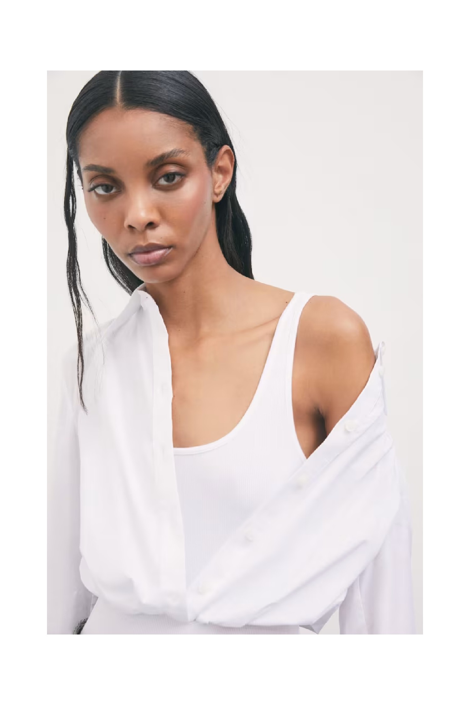 CAMICIA A BODY IN POPELINE PATRIZIA PEPE 