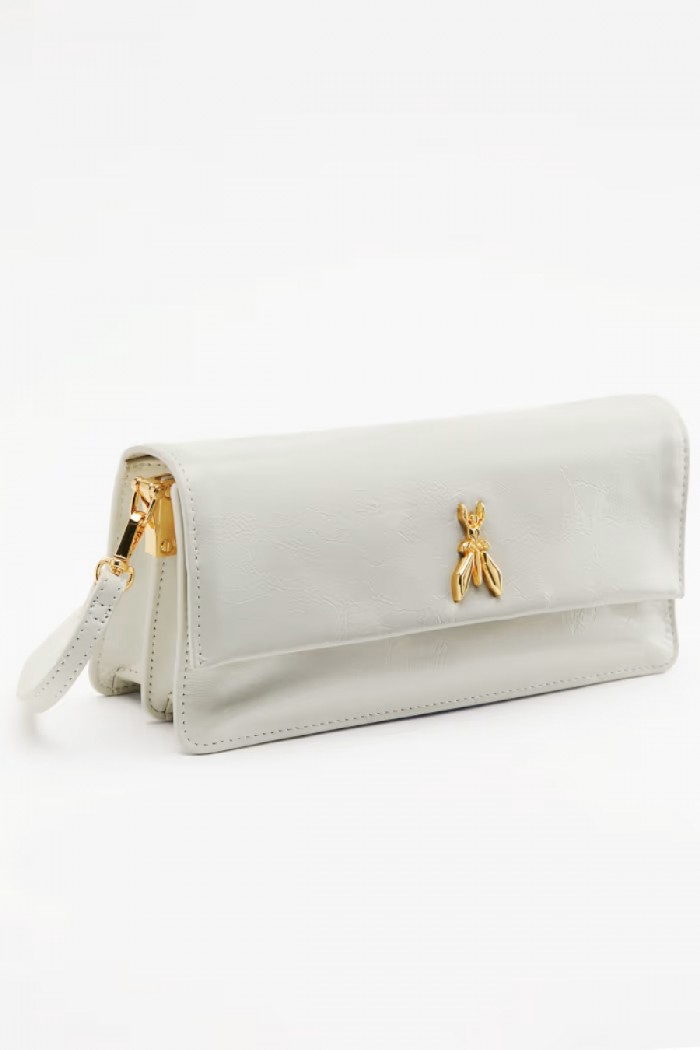 SOFT CLUTCH IN PELLE CRINKLE PATRIZIA PEPE 